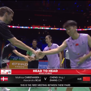 2025年 世界锦标赛 R16 马蒂亚斯·克里斯蒂安森&亚历山德拉·博尔[丹麦] vs [中国]程星&张驰