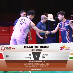 2025年 李宁香港公开赛 F 李诗沣[中国] vs [印度]拉克什亚·森