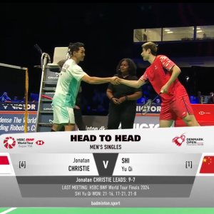 2025年 丹麦公开赛 F 乔纳坦·克里斯蒂[印尼] vs [中国]石宇奇