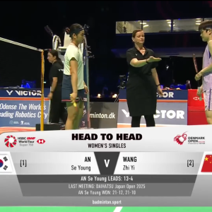 2025年 丹麦公开赛 F 安洗莹[韩国] vs [中国]王祉怡