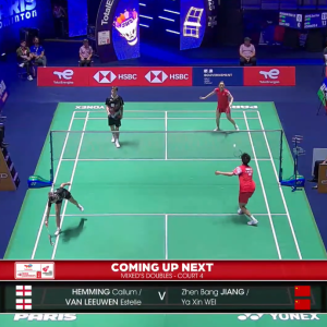 2025年 世界锦标赛 R32 卡勒姆·亨明&埃斯特尔·范·柳恩[英格兰] vs [中国]蒋振邦&魏雅欣