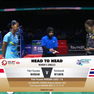 2025年 马来西亚公开赛 QF 瓦尔达尼[印尼] vs [泰国]拉差诺·因达农