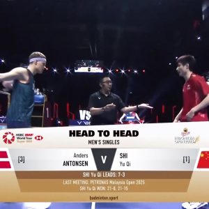 2025年 印尼公开赛 安东森[丹麦] vs [中国]石宇奇