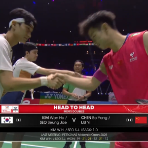 2025年 世界锦标赛 F 金元浩&徐承宰[韩国] vs [中国]陈柏阳&刘毅