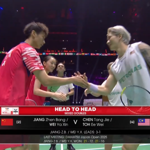 2025年 世界锦标赛 F 蒋振邦&魏雅欣[中国] vs [马来西亚]陈堂杰&杜颐沩