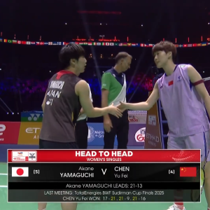 2025年 世界锦标赛 F 山口茜[日本] vs [中国]陈雨菲