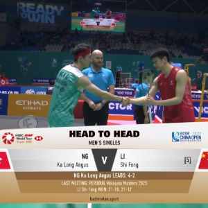 2025年 中国公开赛 R16 伍家朗[中国香港] vs [中国]李诗沣