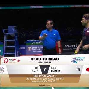 2025年 马来西亚公开赛 R16 林俊易[中国台北] vs [日本]奈良冈功大