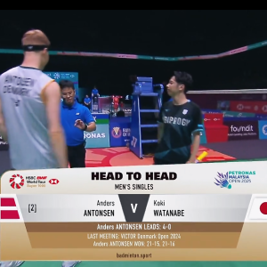 2025年 马来西亚公开赛 R16 安东森[丹麦] vs [日本]渡边航贵
