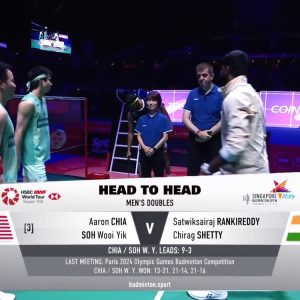 2025年 新加坡公开赛 谢定峰&苏伟译[马来西亚] vs [印度]萨特维克·赛拉杰·兰基雷迪&奇拉格·钱德拉谢卡尔·谢提