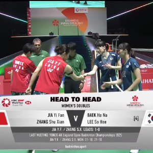 2025年 日本公开赛 QF 贾一凡&张殊贤[中国] vs [韩国]白荷娜&李绍希