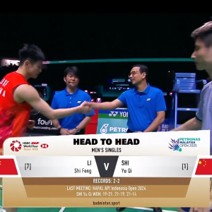 2025年 马来西亚公开赛 SF 李诗沣[中国] vs [中国]石宇奇