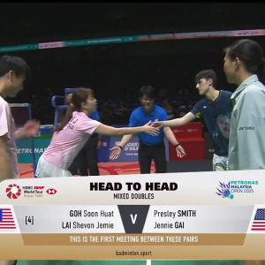 2025年 马来西亚公开赛 R32 吴埙阀&赖洁敏[马来西亚] vs [美国]普雷斯利·史密斯&珍妮·盖