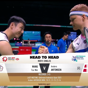 2025年 马来西亚公开赛 R32 王子维[中国台北] vs [丹麦]安东森