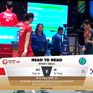 2025年 全英公开赛 R32 高昉洁[中国] vs [韩国]安洗莹