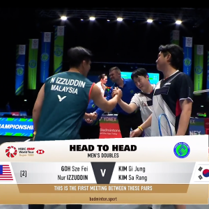 2025年 全英公开赛 R32 吴世飞&努尔·伊祖丁·鲁姆萨尼[马来西亚] vs [韩国]金基正&金沙朗