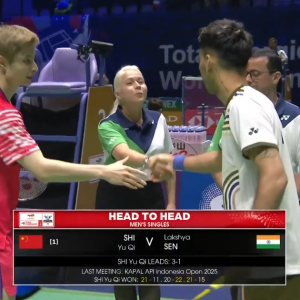 2025年 世界锦标赛  石宇奇[中国] vs [印度]拉克什亚·森