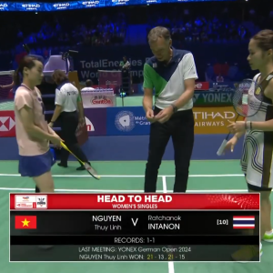 2025年 世界锦标赛 女单 阮翠玲[越南] vs [泰国]拉差诺·因达农