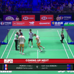 2025年 世界锦标赛 男双 R64 克里斯托·波波夫&托马·朱尼尔·波波夫[法国] vs [澳大利亚]基思·马克·爱迪生&于亚贝