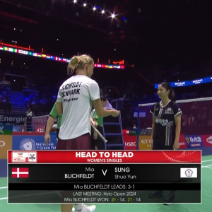 2025年 世界锦标赛 女单 米娅·布里西费尔特[丹麦] vs [中国台湾]宋硕芸