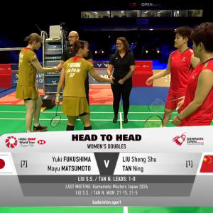 2025年 丹麦公开赛 QF 福岛由纪&松本麻佑[日本] vs [中国]刘圣书&谭宁