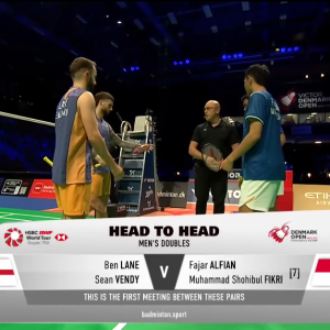 2025年 丹麦公开赛 QF 本·莱恩&肖恩·文迪[英格兰] vs [印尼]法贾尔·阿尔菲安&穆罕默德·肖希布·菲克里