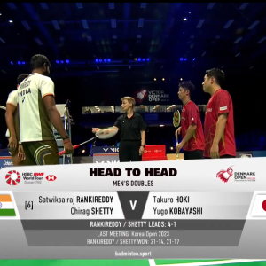 2025年 丹麦公开赛 SF 萨特维克·赛拉杰·兰基雷迪&奇拉格·钱德拉谢卡尔·谢提[印度] vs [日本]保木卓朗&小林优吾