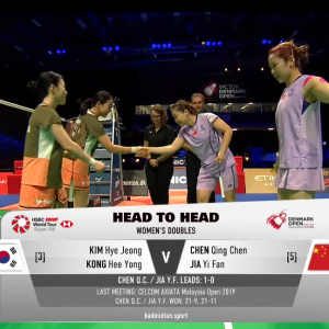 2025年 丹麦公开赛 SF 金慧贞&孔熙容[韩国] vs [中国]陈清晨&贾一凡