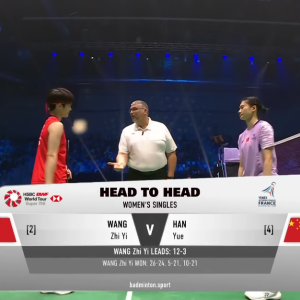 2025年 法国公开赛 SF 陈雨菲[中国] vs [中国]王祉怡