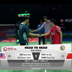 2026年 印度公开赛 混双 QF 吴埙阀&赖洁敏[马来西亚] vs [中国] 冯彦哲&黄东萍