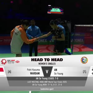 2026年 印度公开赛 女单 QF 瓦尔达尼[印尼] vs [韩国]安洗莹