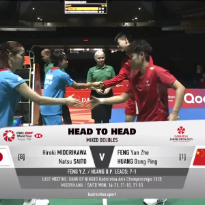 2025年 日本公开赛 QF 绿川大辉&斋藤夏[日本] vs [中国]冯彦哲&黄东萍