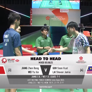 2025年 日本公开赛 QF 蒋振邦&魏雅欣[中国] vs [马来西亚]吴埙阀&赖洁敏