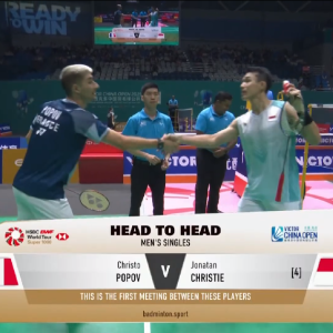 2025年 中国公开赛 R16 克里斯托·波波夫[法国] vs [印尼]乔纳坦·克里斯蒂
