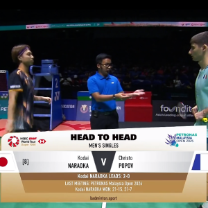 2025年 马来西亚公开赛 R32 奈良冈功大[日本] vs [法国]克里斯托·波波夫