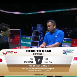 2025年 马来西亚公开赛 R32 渡边航贵[日本] vs [新加坡]骆健佑