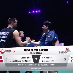 2025年 新加坡公开赛 金·阿斯特鲁普&安德斯·斯考劳普·拉斯姆森[丹麦] vs [韩国]金元浩&徐承宰
