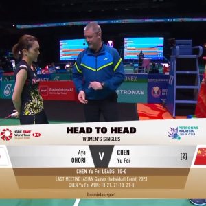 2024年 马来西亚公开赛 大堀彩[日本] vs [中国]陈雨菲