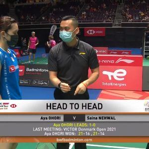 2022年 新加坡公开赛 大堀彩[日本] vs [印度]塞娜·内瓦尔