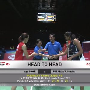 2019年 日本公开赛 大堀彩[日本] vs [印度]辛杜