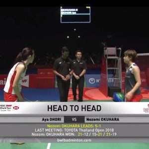 2018年 日本公开赛 奥原希望[日本] vs [日本]大堀彩