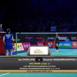 2016年 泰国公开赛 大堀彩[日本] vs [泰国]布桑楠