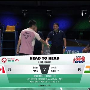 2025年 美国公开赛 杨灿[加拿大] vs [印度]阿尤什·谢蒂