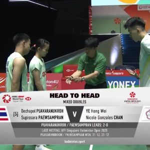 2025年 日本公开赛 德差波·保乌拉努科&苏皮萨拉·帕维斯坦帕[泰国] vs [中国台北]叶宏蔚&詹又蓁