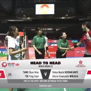 2025年 日本公开赛 邓俊文&谢影雪[中国香港] vs [印尼]雷汉·诺法勒·库沙扬托&格罗里亚·埃马努埃莱·维德佳佳