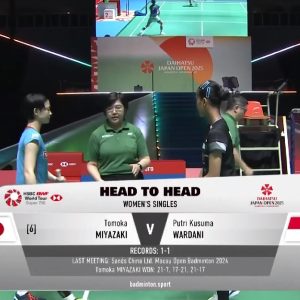 2025年 日本公开赛 宫崎友花[日本] vs [印尼]普特里·库苏玛·瓦尔达尼