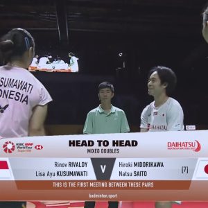 2025年 印尼大师赛 里诺夫·里瓦尔迪&莉萨·阿尤·库苏马瓦蒂[印尼] vs [日本]绿川大辉&斋藤夏