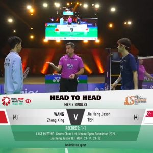 2025年 泰国大师赛 王正行[中国] vs [新加坡]郑加恒