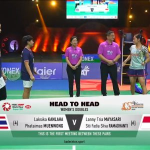 2025年 泰国大师赛 拉克西卡·坎拉哈&法塔伊玛·慕恩旺[泰国] vs [印尼]兰妮·特里亚·马亚萨里&茜蒂·法迪亚·席尔瓦·拉马丹蒂