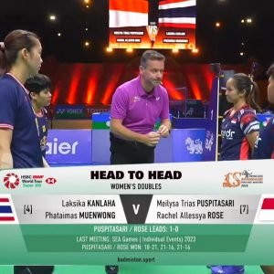 2025年 泰国大师赛 拉克西卡·坎拉哈&法塔伊玛·慕恩旺[泰国] vs [印度]梅丽莎·普斯皮塔·萨里&瑞秋·阿莱西娅·罗斯